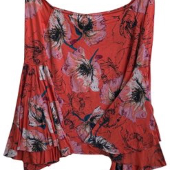 Free People Birds of Paradise bell sleeve top - Picture 7 of 7